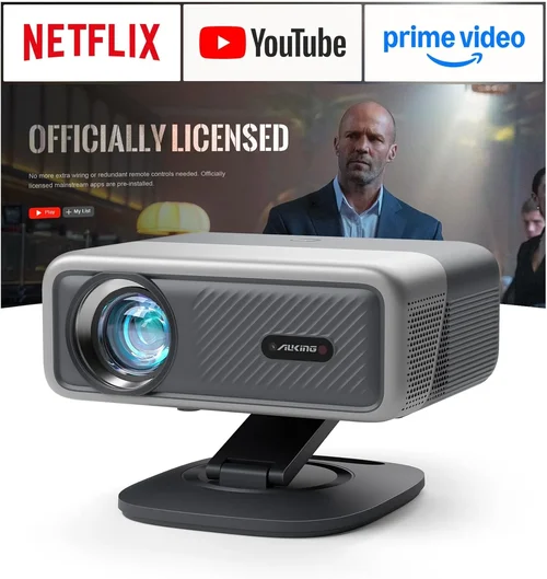 4K Projector with WiFi and Blu
