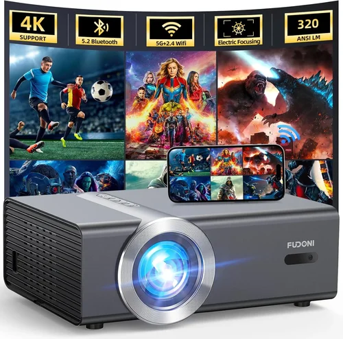 Projector with WiFi and Blueto