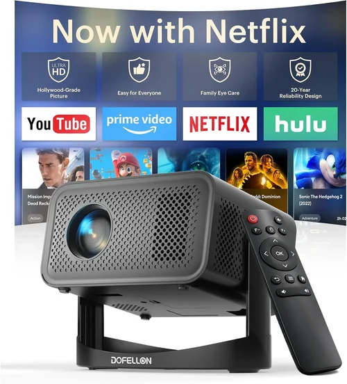 Mini Projector with Wifi and B