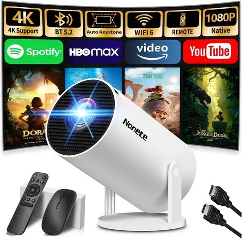 Mini Projector Support 4K 1080