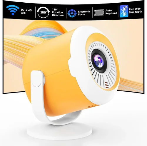 Portable Mini Projector with W