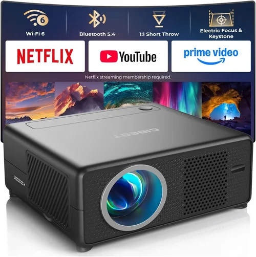 CiBest Mini Projector with WiF
