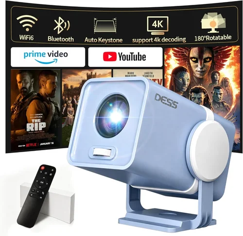 Mini Projector with WiFi and B