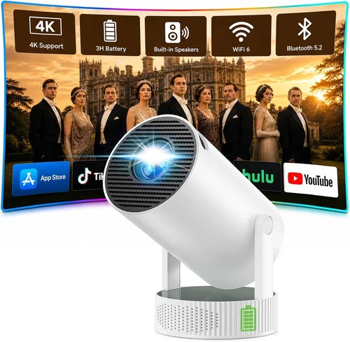 Mini Projector with WiFi and B