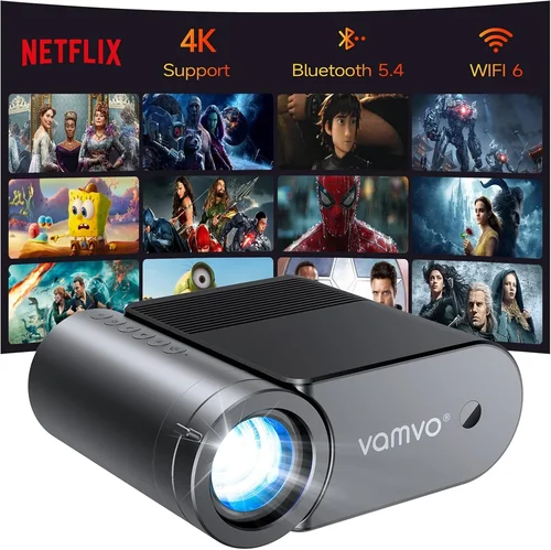 Home Projector with WiFi and B