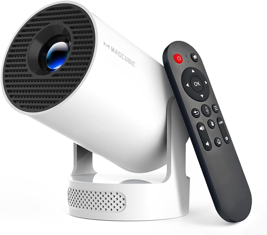 Magcubic Mini Projector with WiFi 6, Bluetooth 5.4, and 4K Support