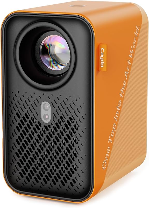 Caydo P1 Upgraded LED Art Projector with Auto‑Focus, Keystone Correcti