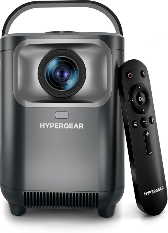 HyperGear CinéMini Portable WiFi & Bluetooth Mini Projector, 720P HD, 