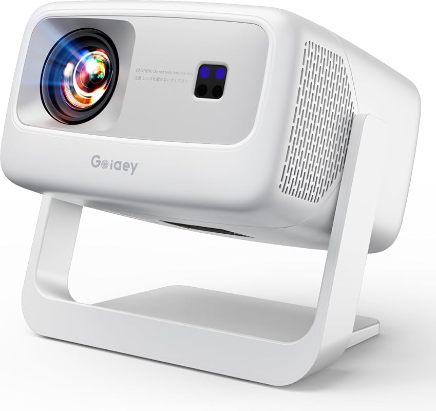 HAPPRUN 3500 ANSI Smart Outdoor Projector with WiFi, Bluetooth, 4K Sup