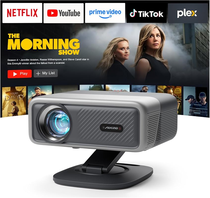 4200 ANSI 4K Projector WiFi Bluetooth TOF Auto Focus Omni-Adjustable S