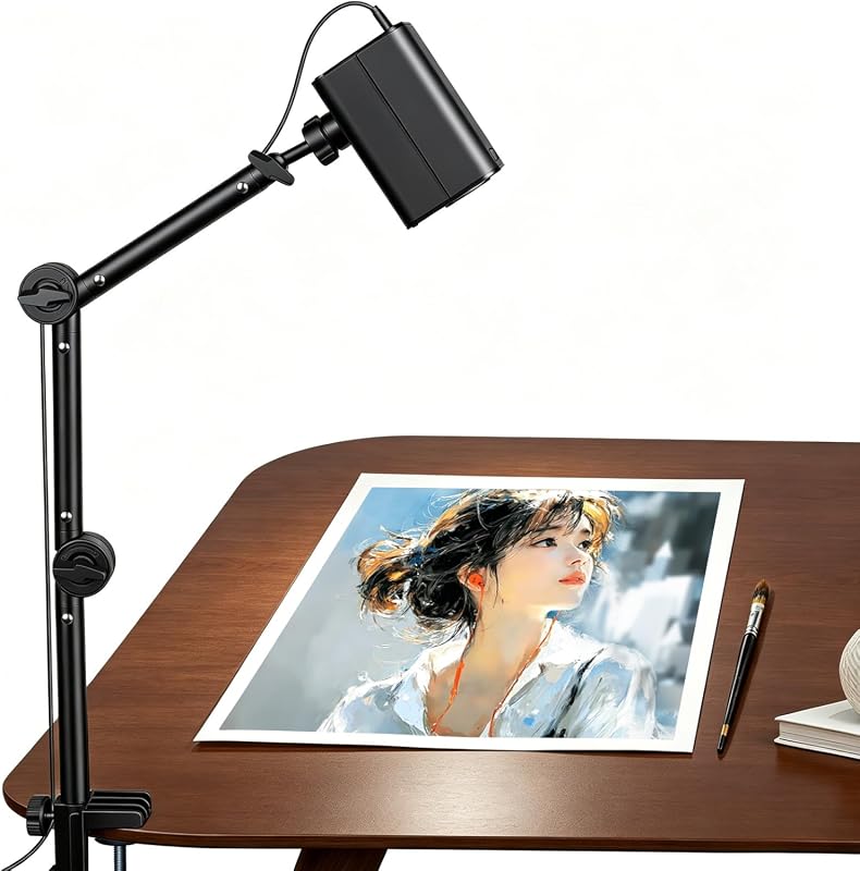 Dual‑Band WiFi Art Projector for Tracing, App‑Free Web Control, Adjust